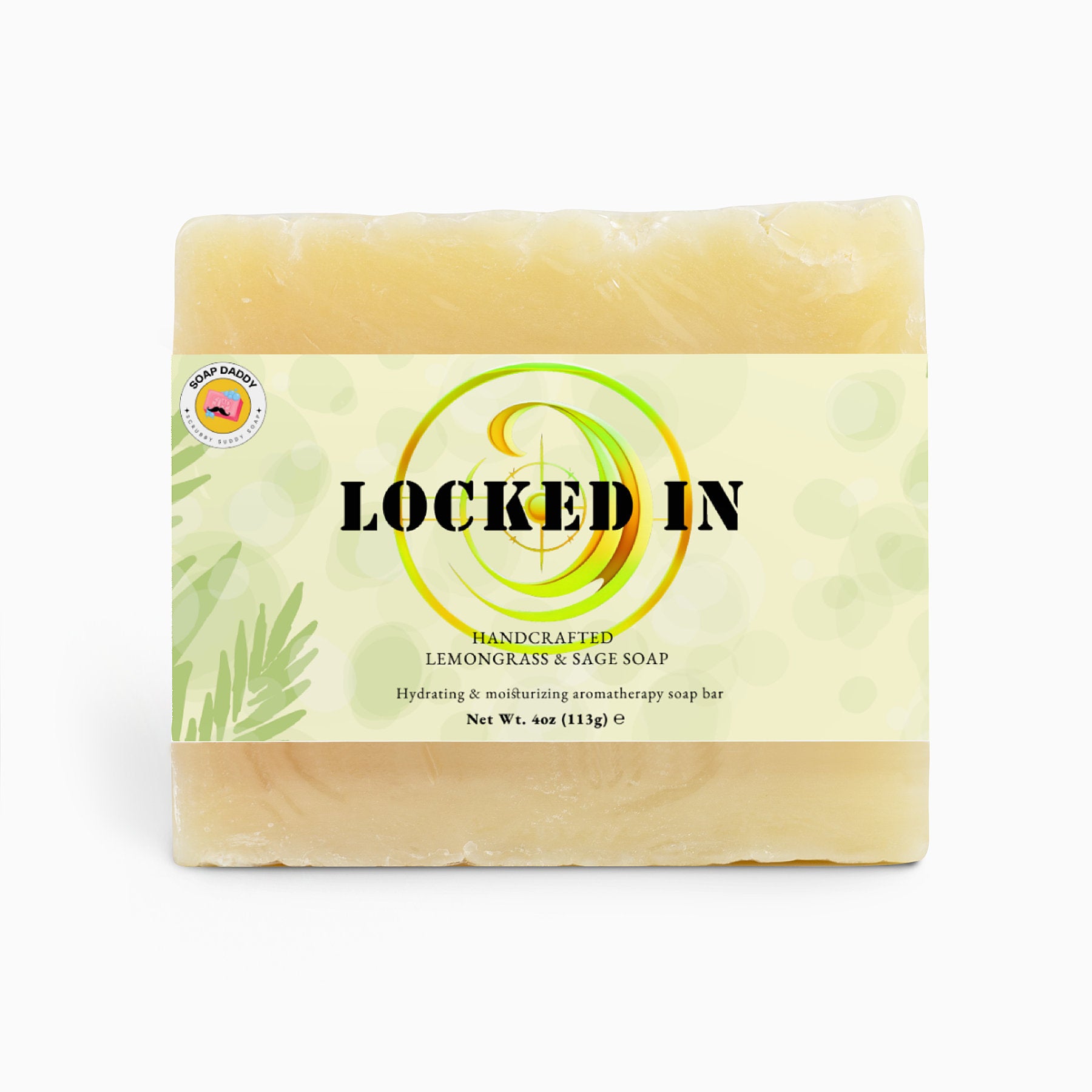 Locked In - Lemongrass And Sage Aromatherapy Soap Bar