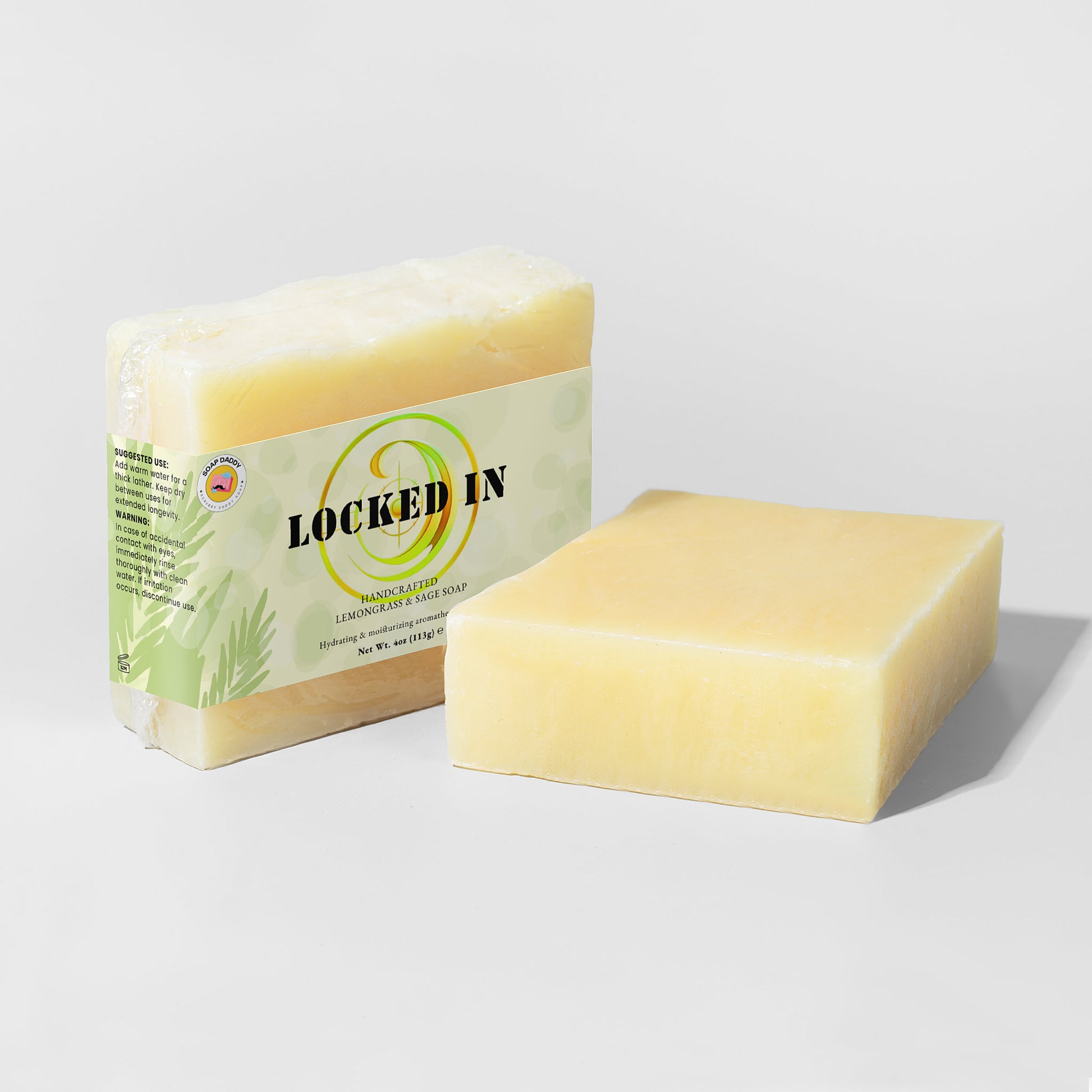 Locked In - Lemongrass And Sage Aromatherapy Soap Bar