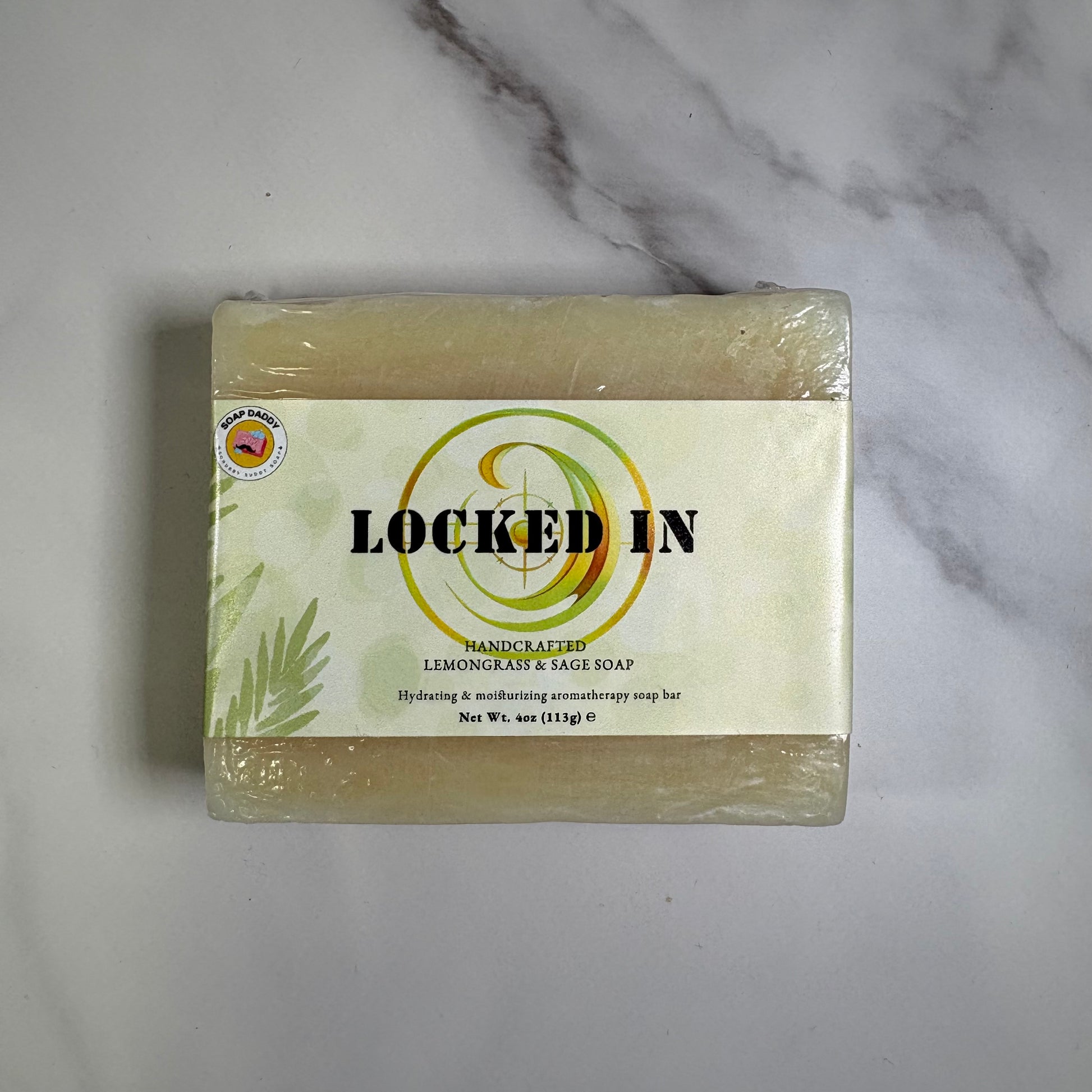 Locked In - Lemongrass And Sage Aromatherapy Soap Bar