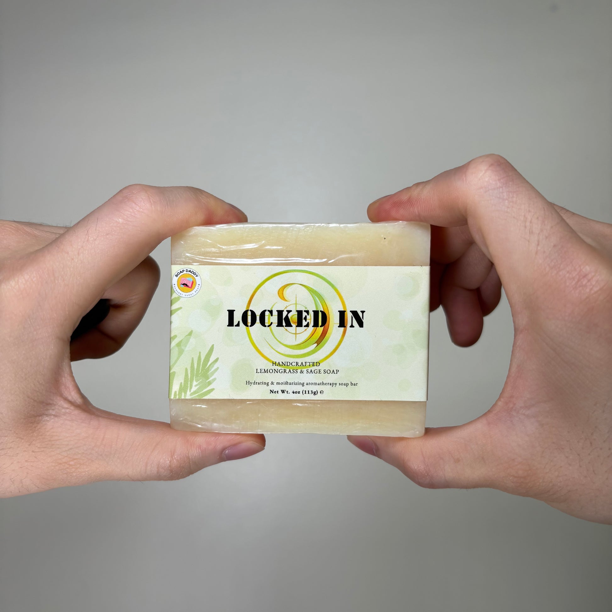 Locked In - Lemongrass And Sage Aromatherapy Soap Bar